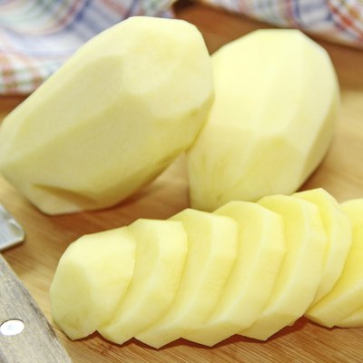 Raw potatoes