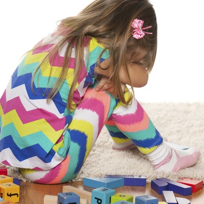 Little girl crying