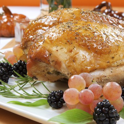 Roasted Turkey Breast - Rosemary-Basil Rub