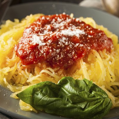 Homemade Cooked Spaghetti Squash Pasta