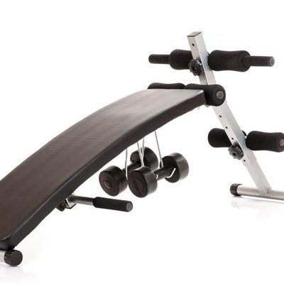 bench press isolated on white background