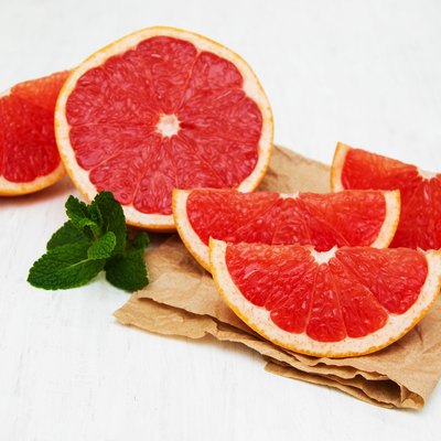 Grapefruit with mint