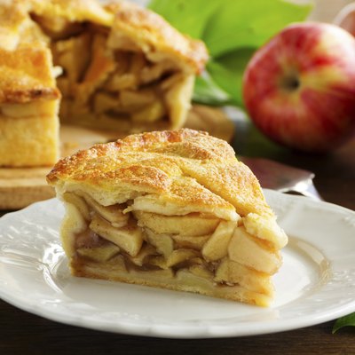Classic American apple pie.