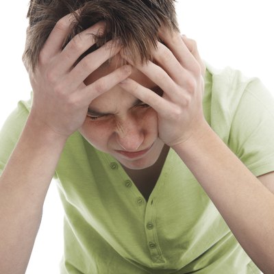 "Stress, worry, migraine"