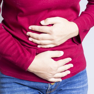 Woman Stomach Ache