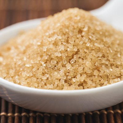 A bowl of brown sugar