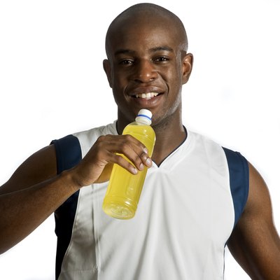 Athlete With Energy Drink