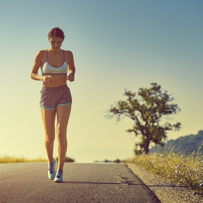 Running woman