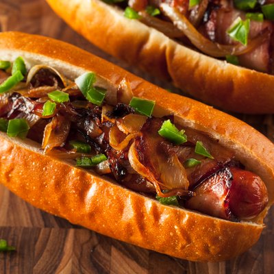Homemade Bacon Wrapped Hot Dogs