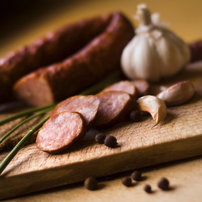 Sausage and spices