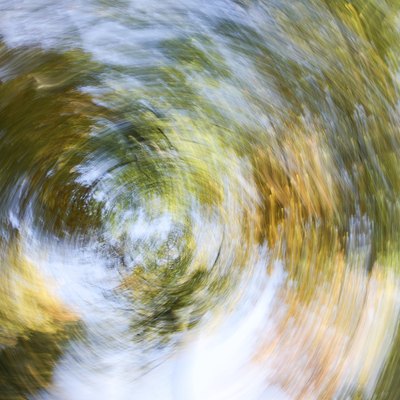 Blurred Autumn Leaves