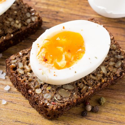 Hard boiled egg sandwich