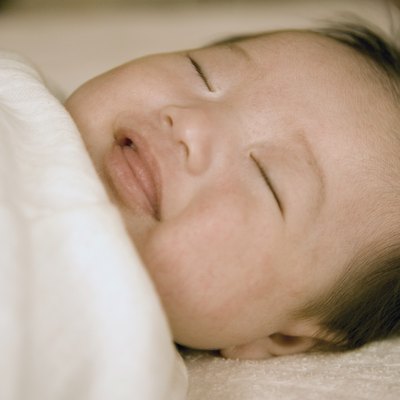 Content sleeping baby