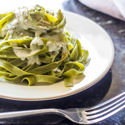 Spinach Fetuccine Alfredo