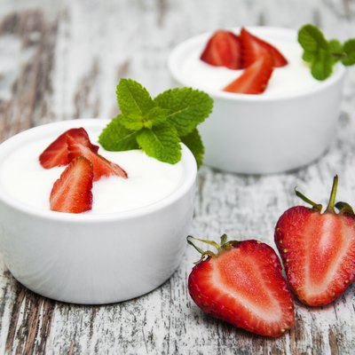 Strawberry yogurt