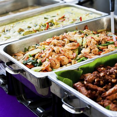Thailand food buffet.