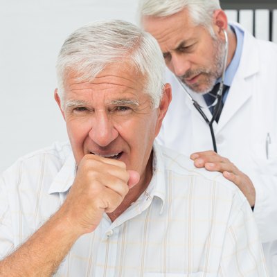 Male senior patient visiting a doctor