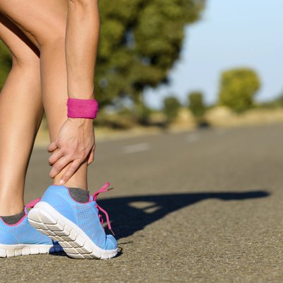 Running and sport ankle sprain injury