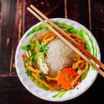 vegetarian noodle soup