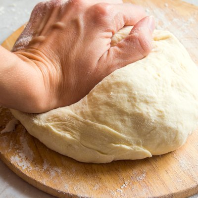 Hand knead dough