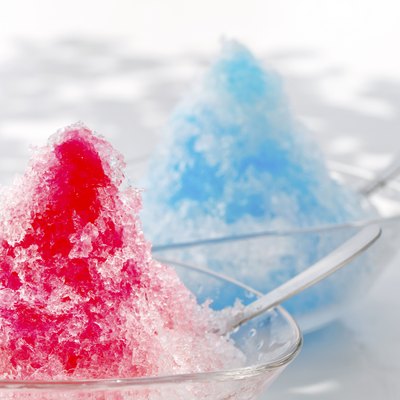 Shave Ice with Sala Flavor and condensed