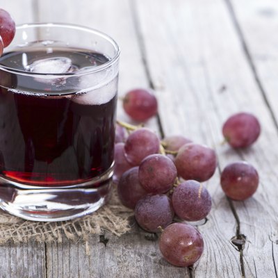Chilled Red Grape Juice