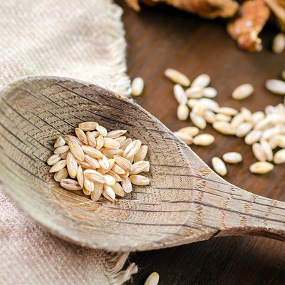 dry brown rice