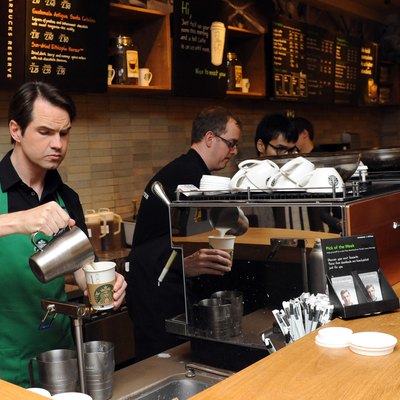 Jimmy Carr Launches New Stronger British Latte at Starbucks