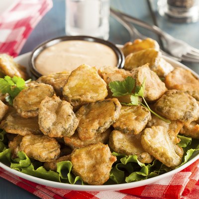 Delicious Battered Fried Pickles