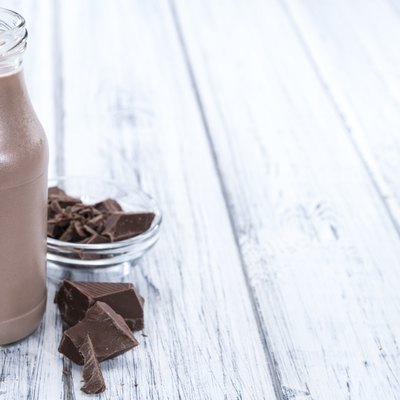 Fresh made Chocolate Milk