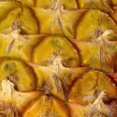 Close-up of a pineapple