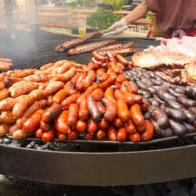 Grilling meat