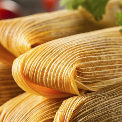 Homemade Corn and Chicken Tamales