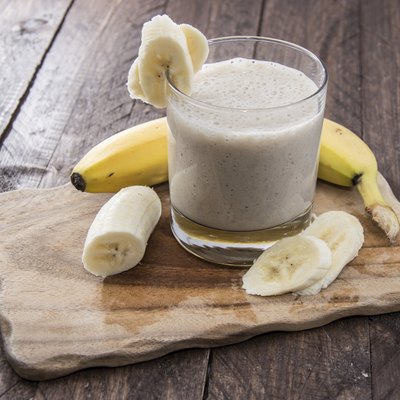Fresh made Banana Milkshake