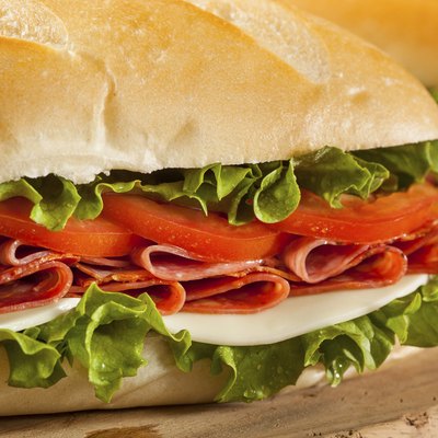 Homemade Italian Sub Sandwich