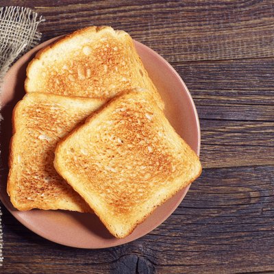 Slices of toast bread