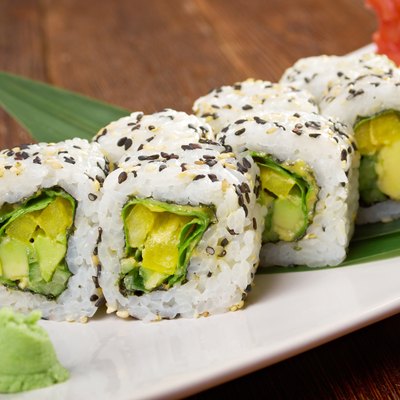 sushi with vegetables