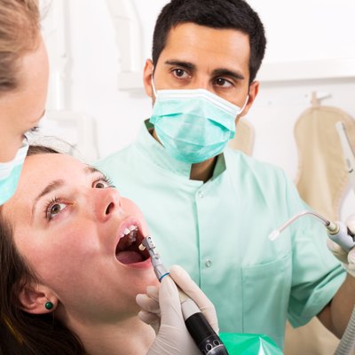 Patient reception at dentist