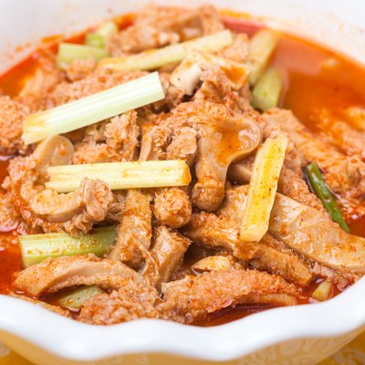 beef omasum with chili sauce