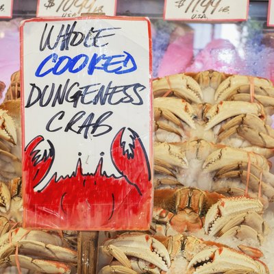 Dungeness Crab in Market