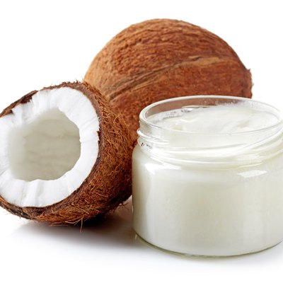 coconut oil and fresh coconuts