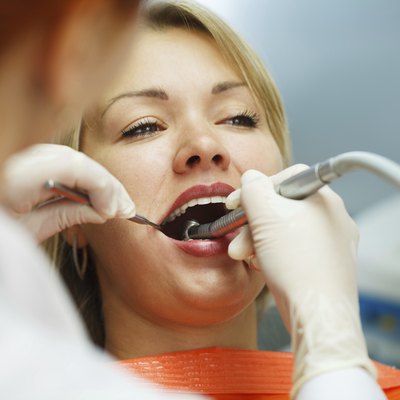 At the dentist.