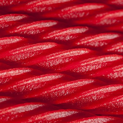 Bright Red Licorice Candy
