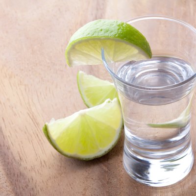 cold vodka shots