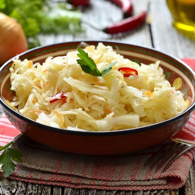 Sour cabbage,traditional dish of russian cuisine.