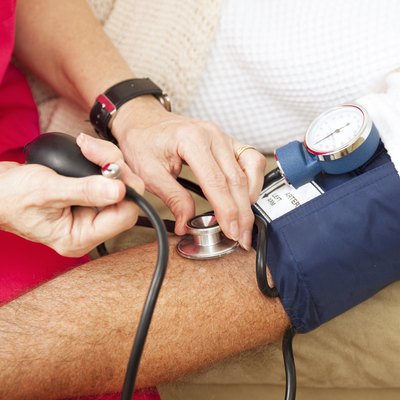 Testing Blood Pressure - Closeup