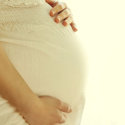Belly of a pregnant woman
