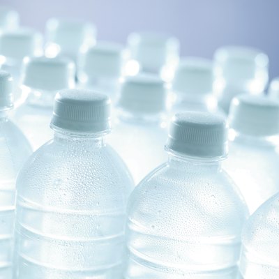 Bottles of water