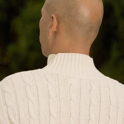 Rear view of a mature man