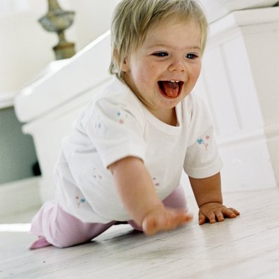 Child crawling